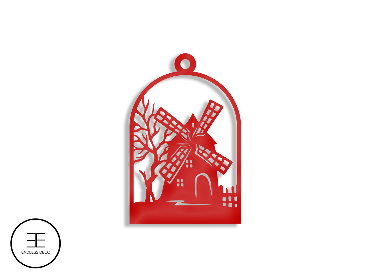 Christmas barn house