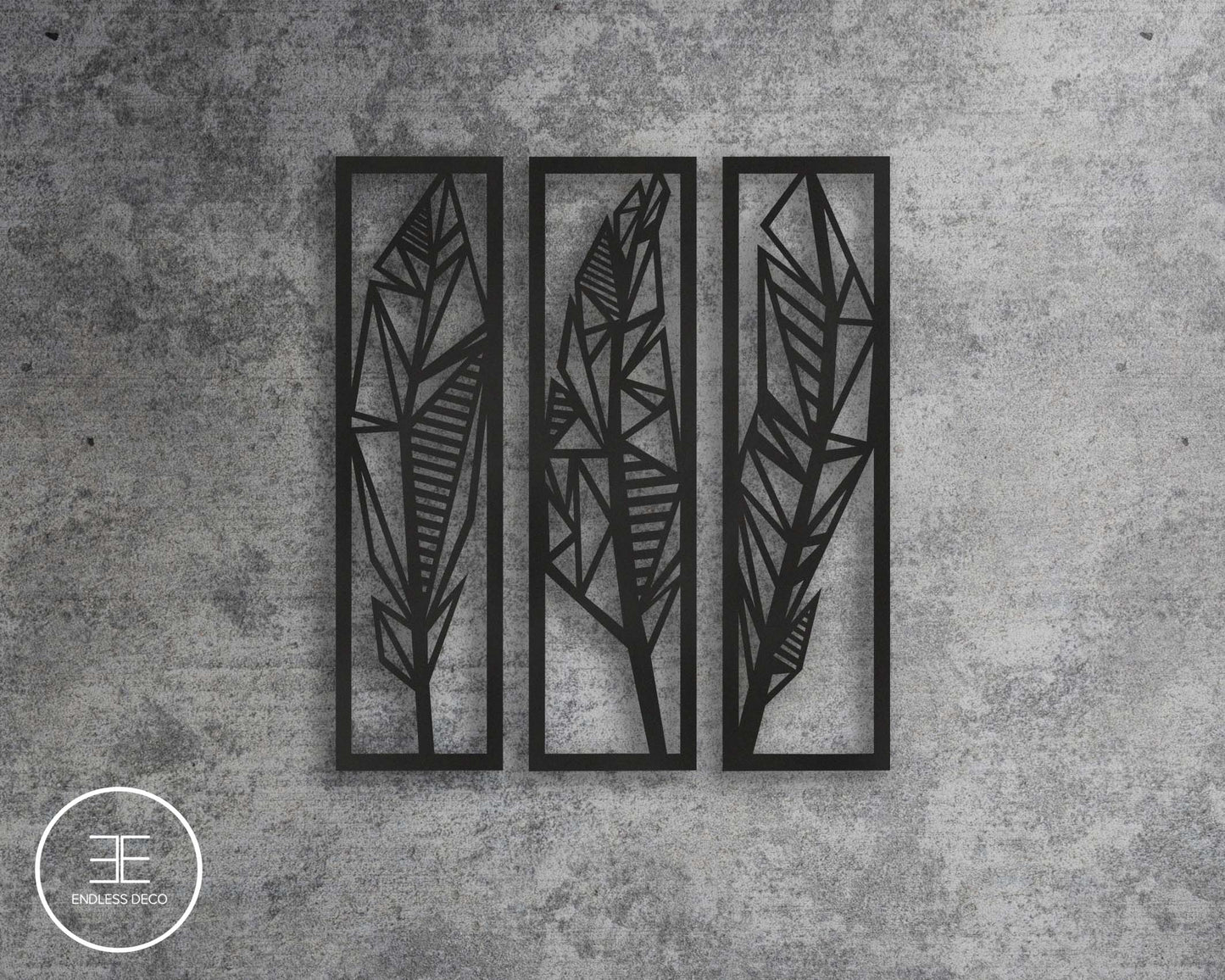 3 feather panel