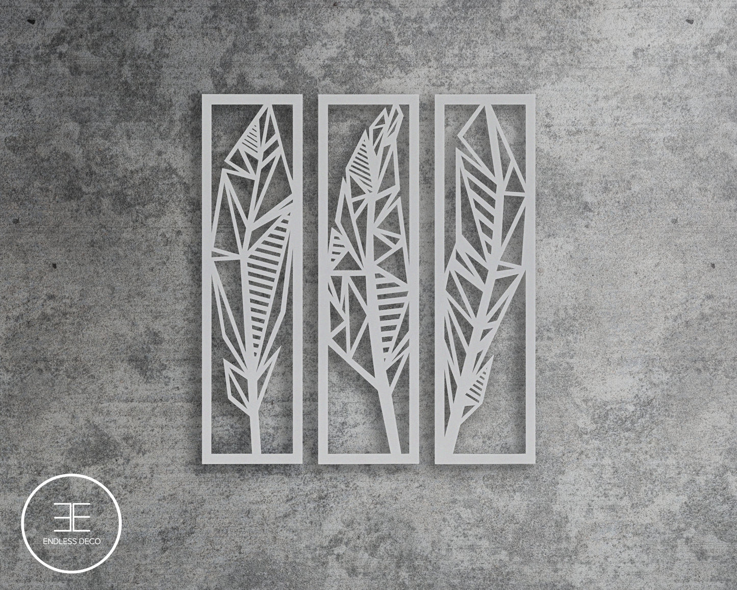 3 feather panel