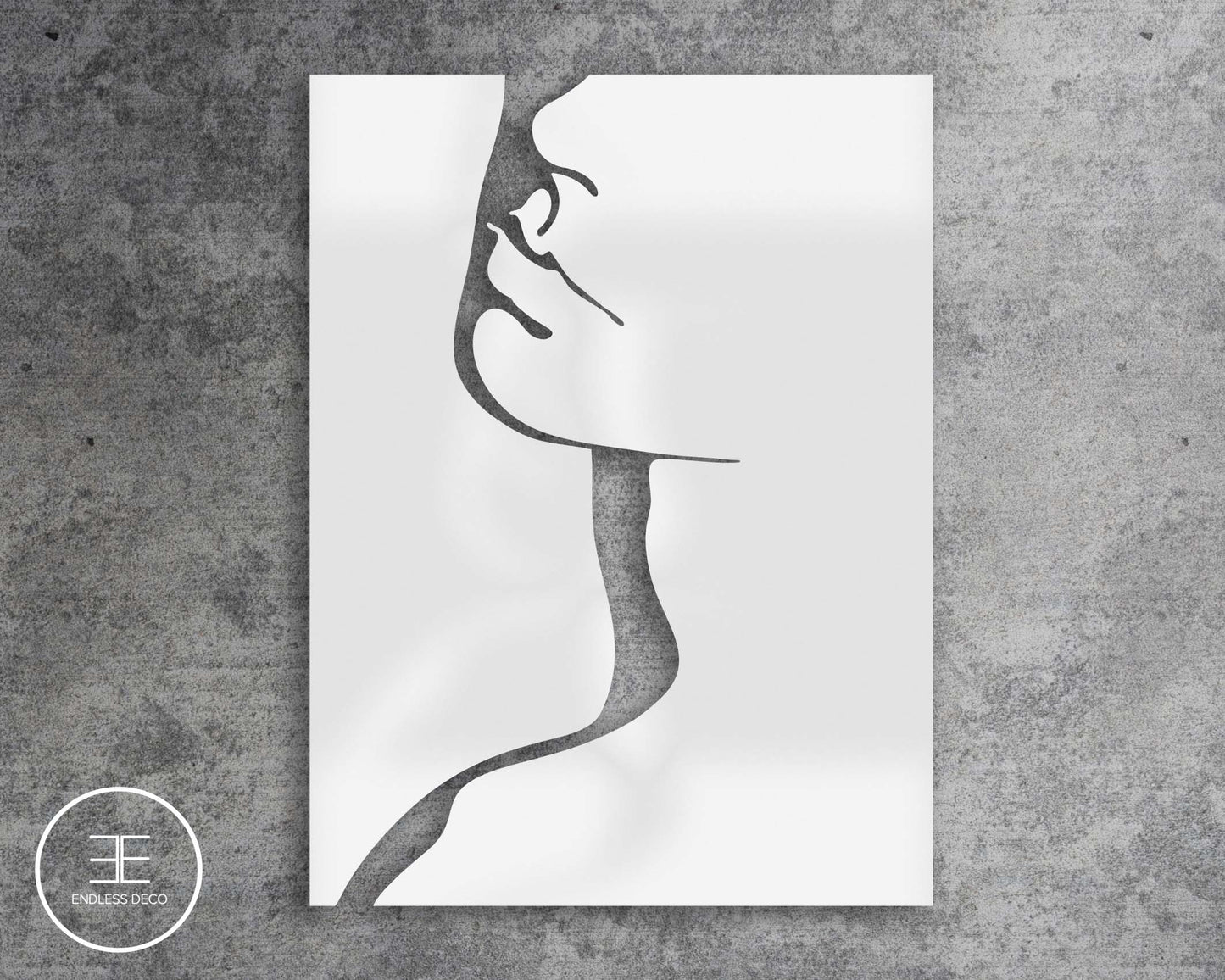 Female Face Mural