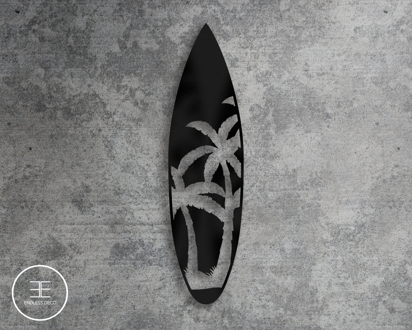 Palm Tree SurfBoard - Miami