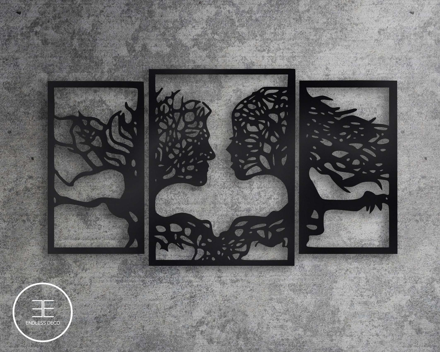 Deco Tree Faces Panels