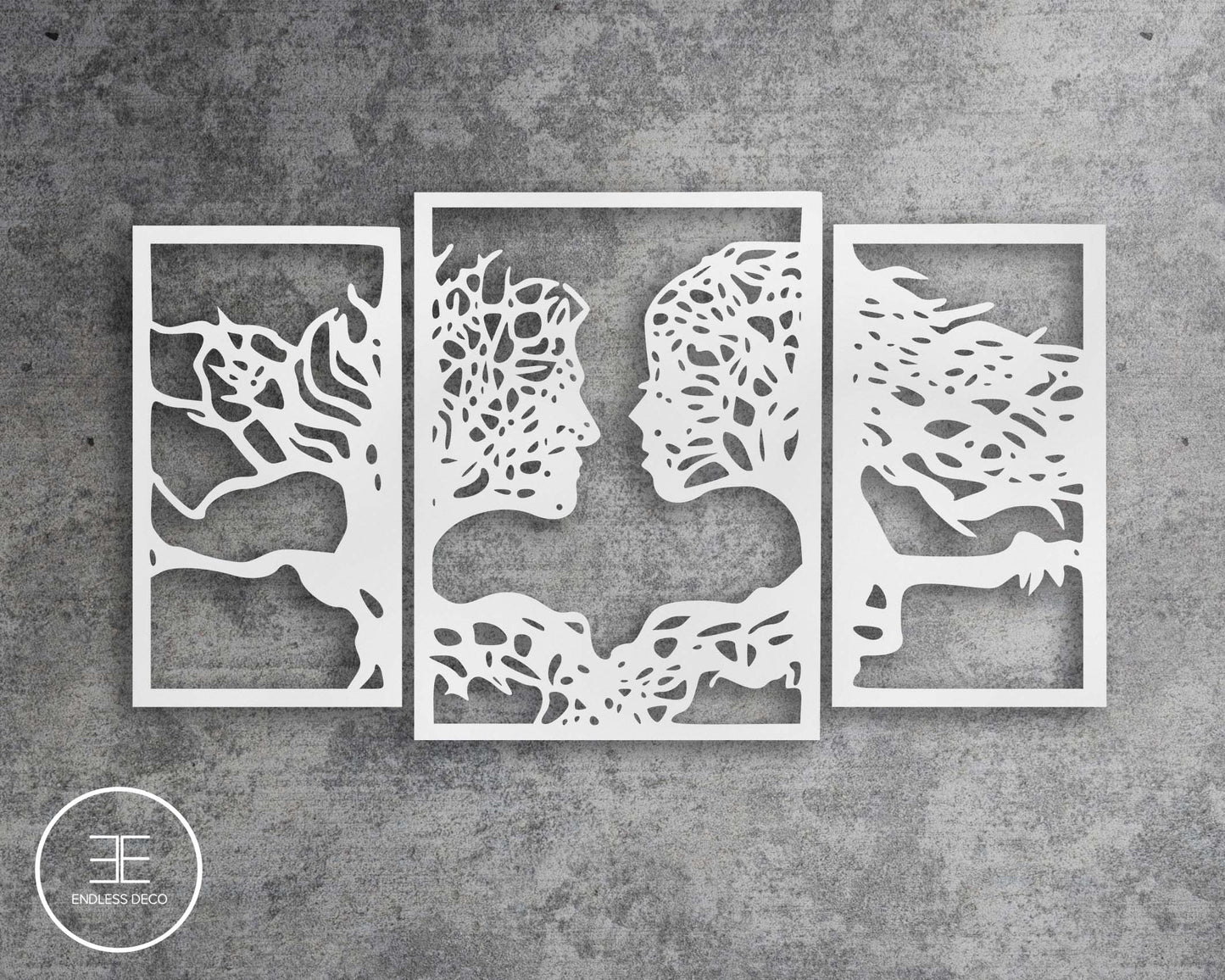 Deco Tree Faces Panels