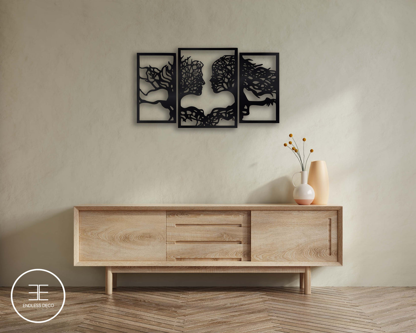 Deco Tree Faces Panels